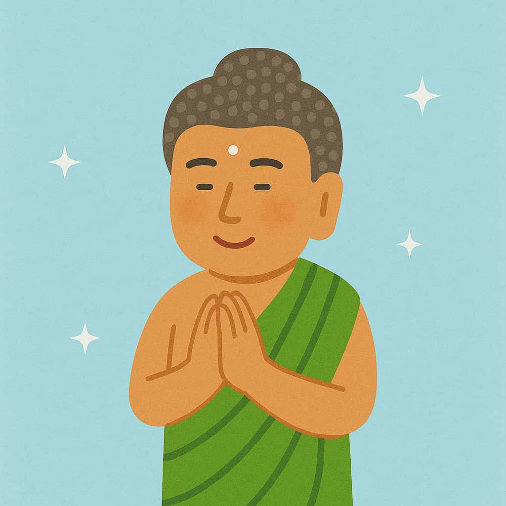 年回忌法要のFAQ　仏様のイラスト画像