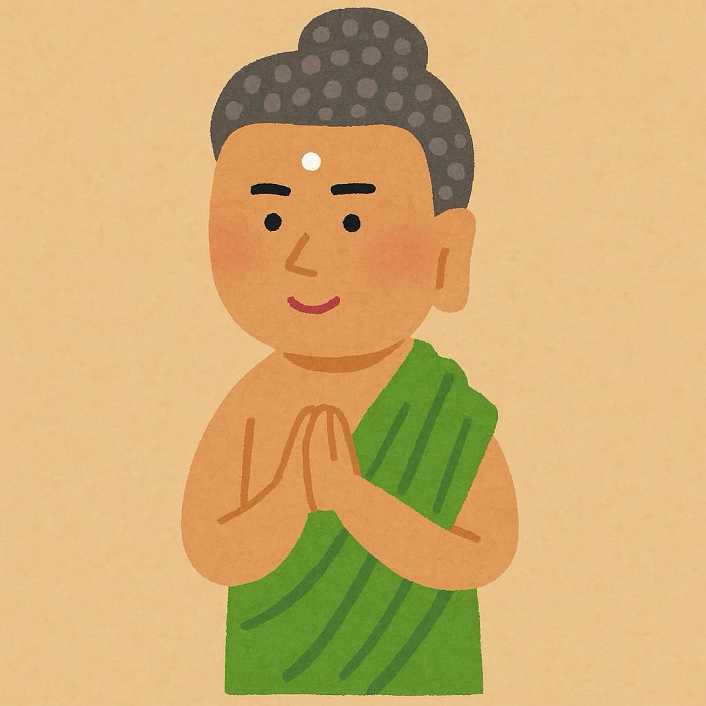 仏様のイラスト画像