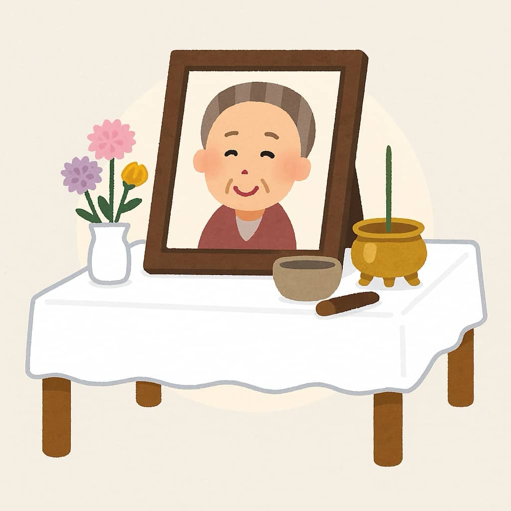 祭壇がない場合の説明イラスト画像