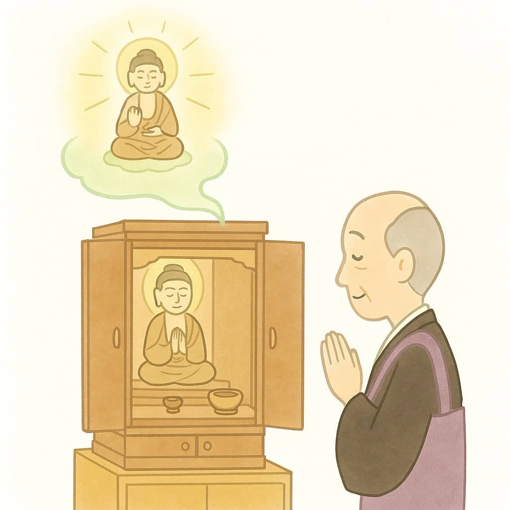 遷座から入仏で仏様をお迎えするイメージ画像