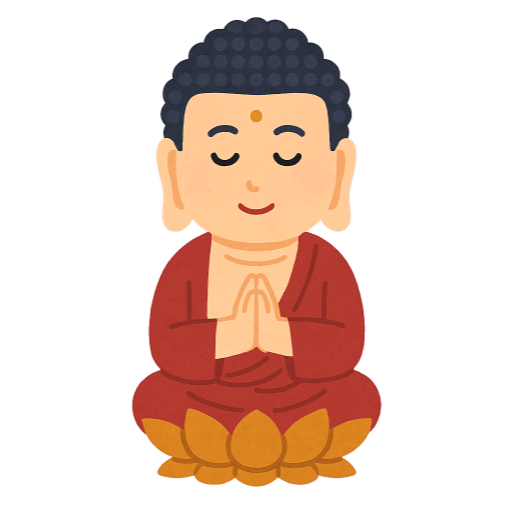 法要・納骨・お勤め 仏様イラスト画像