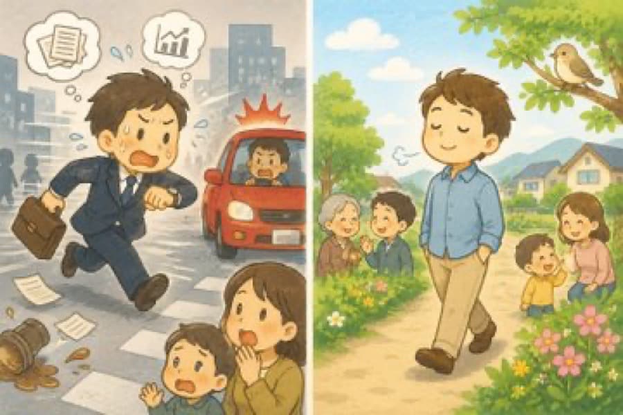 急がない心が、安心を生む イメージ画像