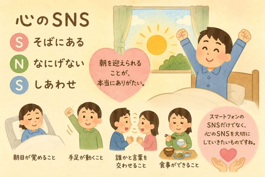 「心のSNS」が教えてくれる本当の幸せ 解説画像