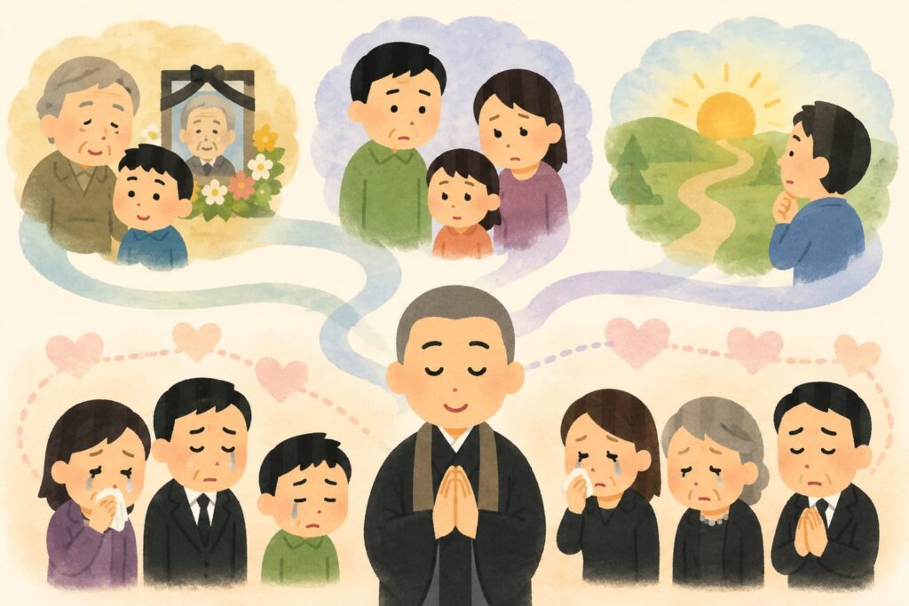 人の心は三世十方に向かって動き回ってる イメージ画像
