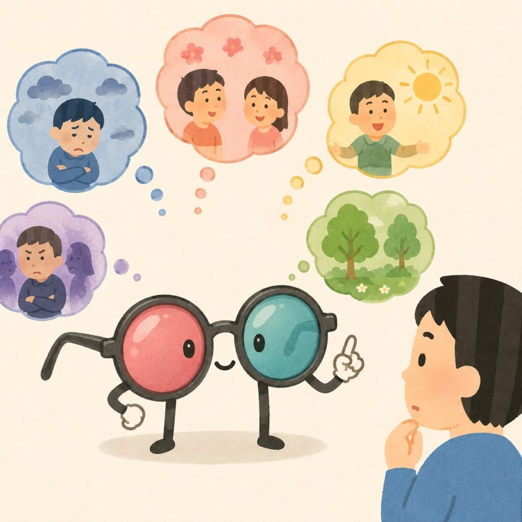 目には見えない色眼鏡 〜心が変われば、見える世界も変わる〜 イメージ画像
